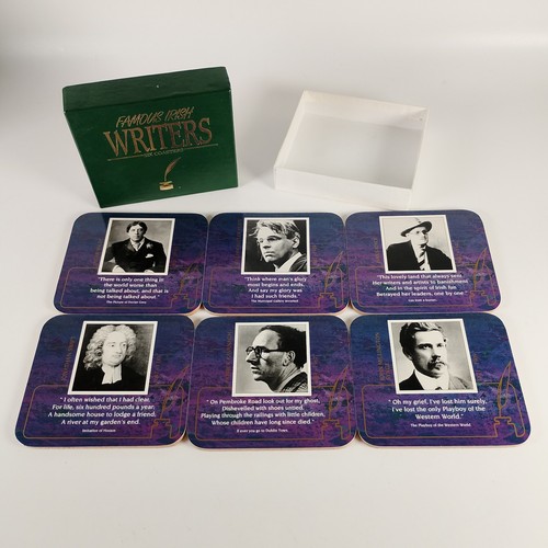 Famous irish writers coasters - famous,