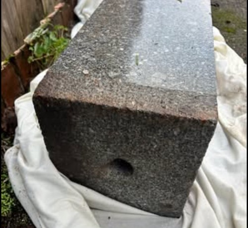 Smooth solid granite