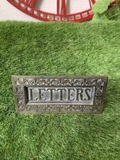 Vintage Brass Letter Box Small