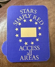SIMPLY RED RARE UNUSED CONCERT