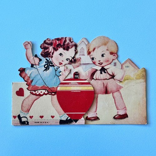 Vintage valentine card 1940 - valentine,