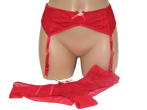 Suspender belt and knickers - suspender,