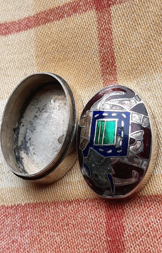 Vintage blue enamelled - vintage,