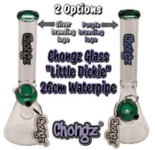 Chongz 26cm “Little Dickie” Glass Bong – Waterpipe Smoking Pipe