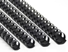Black Plastic Binding Combs A4 21 Ring 90-145 Sheet, 12 14 16 18 mm, 80 pcs