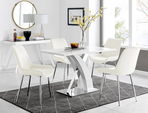 Atlanta white high gloss and - white,
