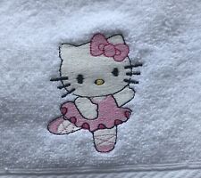 Towel Bundle/set With Embroidered Hello Kitty Ballerina Emblem