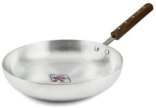 Aluminium fry pan with wooden - fry,