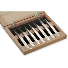 Quality Set 7 Tweezers Wood