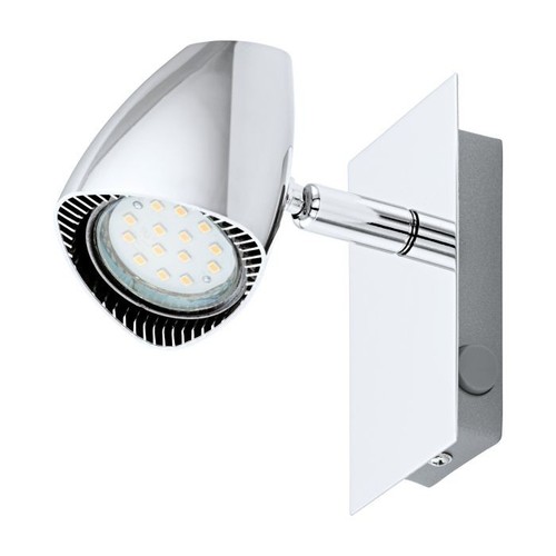 Led wall spotlight chrome - wall,