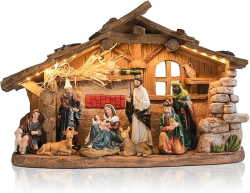 Nativity scene figurine set - nativity,