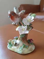 Crown Staffordshire Robin With