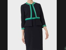 Hobbs Nala Navy Green Tailored