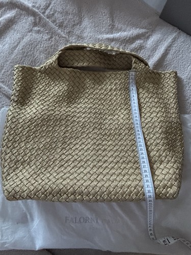 Falorni gold woven fabric top - falorni,