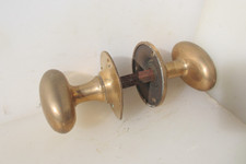 Victorian brass door knobs - victorian,
