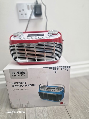 Retro radio alarm - retro, clock