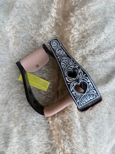 Pair black aluminum heart - aluminum,