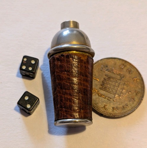 Antique miniature dice - miniature,