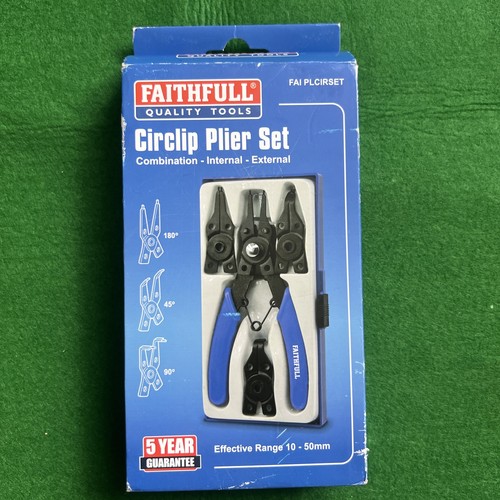 Faithfull circlip pliers - circlip, set