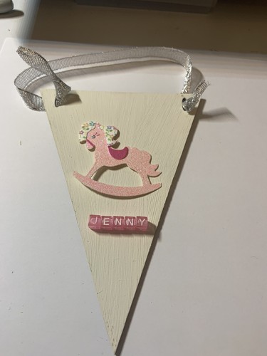 Wooden hanger nursery shabby - wooden,