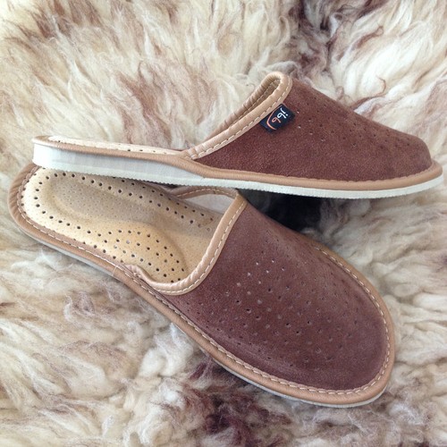 Women leather slippers - women's,