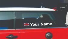 3x Race Car Rally Car Driver Personalized Name Sticker Racing Car Stickers MSA