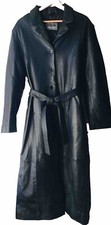 AVIATRIX LEATHER TRENCH COAT