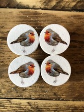 Handmade Robin Bird Door Knobs