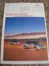 HONDA FIRST MAN THEN MACHINE ENGINE TECH ACCORD 2.0i 1998 ADVERT A4 SIZE FILE 24