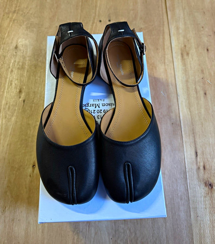 Maison margiela black leather - maison,
