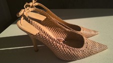 ZARA 41 Tan Ladies Shoes size 7 used