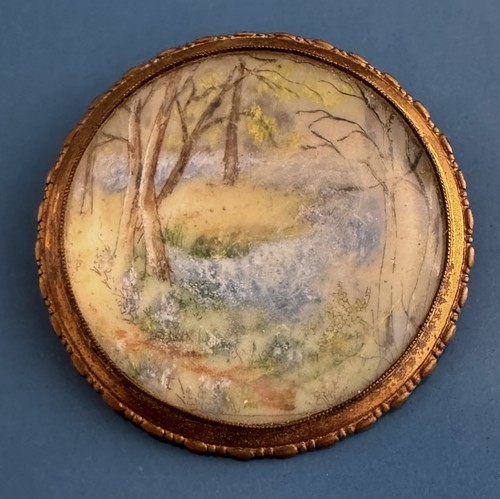 Vintage thomas mott brooch - mott,