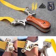 Powerful Slingshot With Laser Outdoor Camping Fishing Hiking Sport Catapult Set