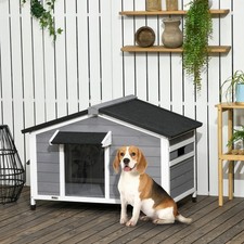 PawHut Wooden Dog Kennel for