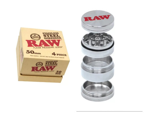 Raw stainless steel grinder - raw, stainless-steel