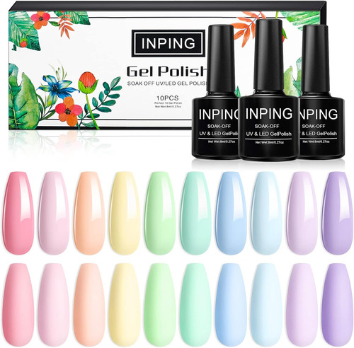 Pastel gel nail polish 10 - pastel,
