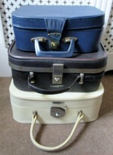 3 Vintage 1970s Vanity Cases Constellation & Revelation Makes Storage Props