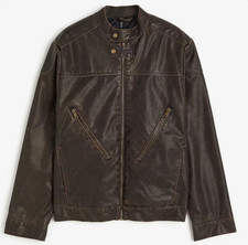 Brown Racer Jacket H&M out of