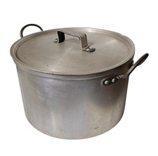 Vintage Lockhart Catering Equipment 15 Litre Aluminium Stock Pot, Cooking Pot