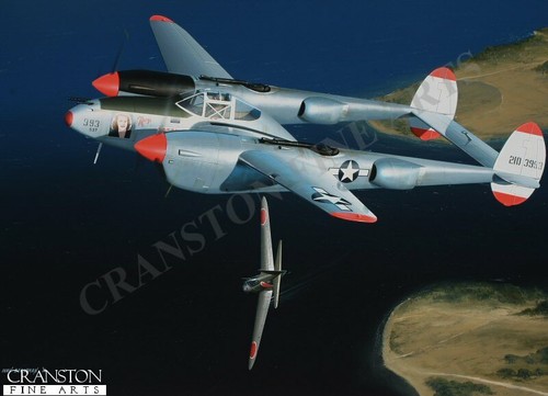 Usaf p38 lightning art post - lightning,