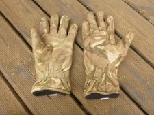 British Army Leather Combat Gloves MTP Military Surplus Lined ECW Cold Weather