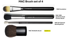 MAC Brush Set of 4 – Brand New & Authentic – Retail $172 – Must-Have!