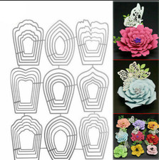 45 Piece Flower Petal Metal
