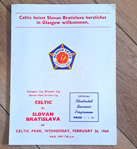 Condition celtic slovan - vg,