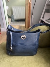 La Marthe Soft Navy Leather Bag