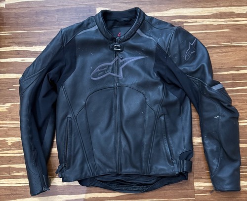 Alpinestars leather jacket - leather,
