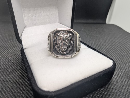 Mens sterling silver 925 lion - sterling,