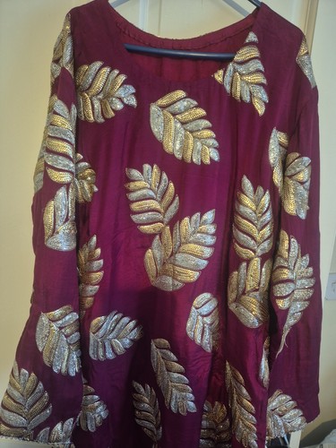 Brand new ladies plum rawsilk - new,