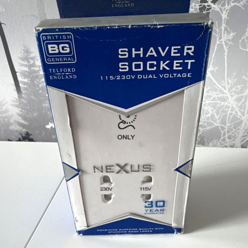 Nexus shaver socket dual - bg,