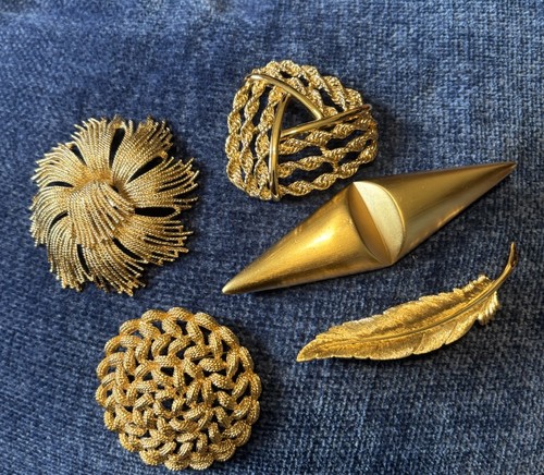 Vintage monet brooch lot - monet, 5